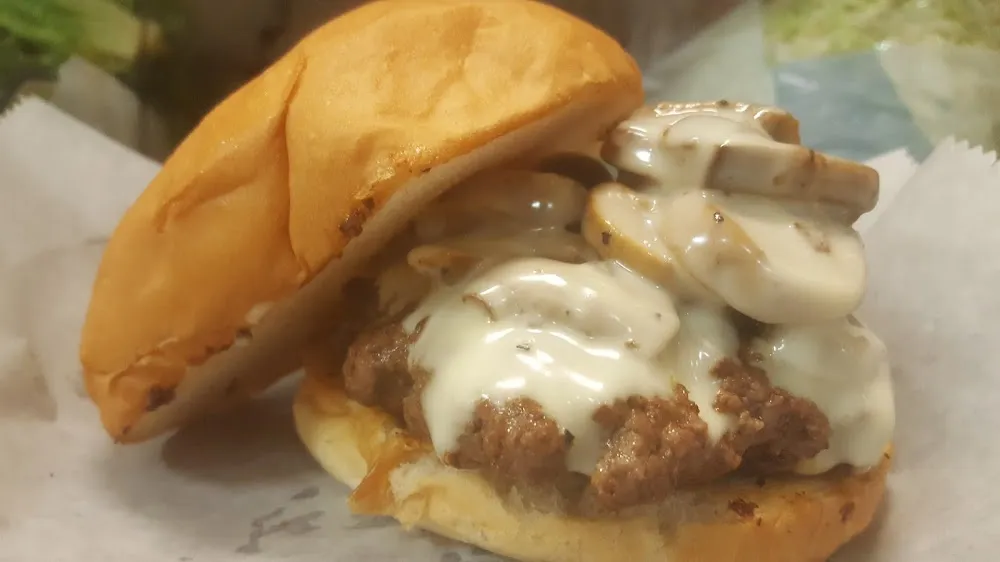 Mushroom Swiss Burger